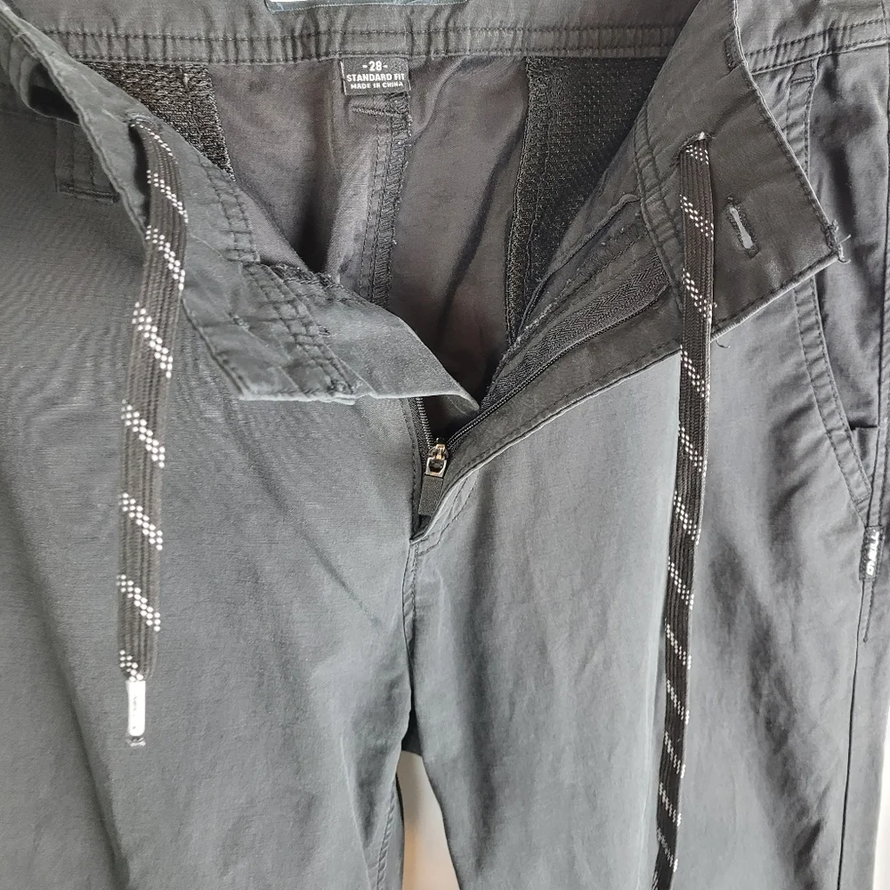 O'NEILL Mission Hybrid Standard Fit Black Outdoor Chino Pants Mens Size 28